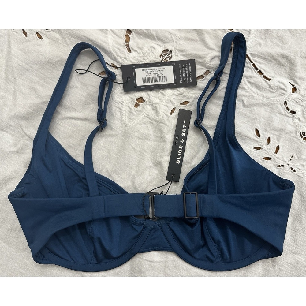 CUUP The Scoop - Swim Color HORIZON 30F, 32E Slide & Set Back Closure Sculpted - Picture 4 of 5